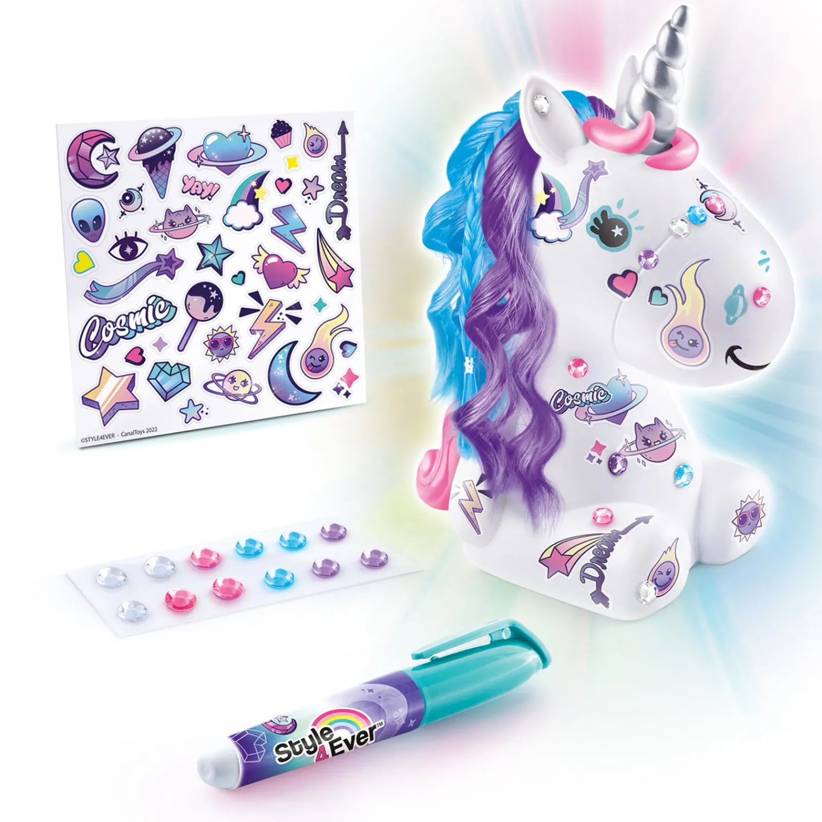 Style4Ever Unicornio Diy Luz Cosmica