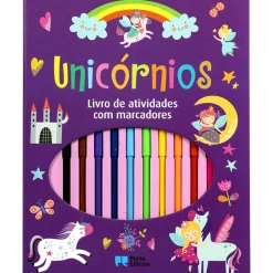 Porto Editora Unicórnios - Livro de Atividades com Marcadores