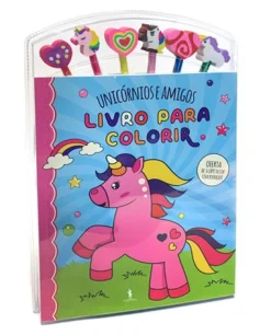 Dom Quixote Unicórnios e Amigos - Livro Colorir com Lápis