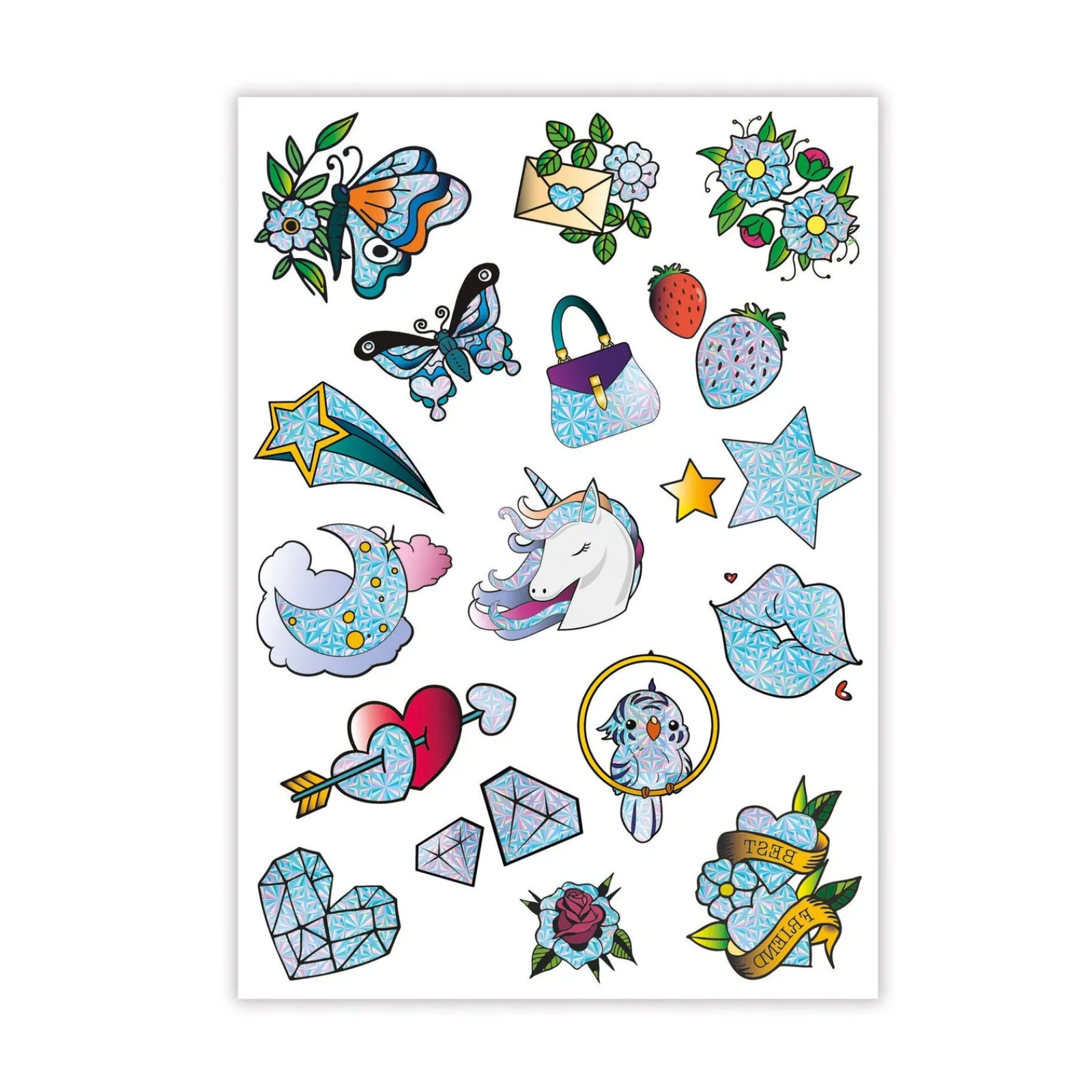 Discount Crazy Chic Urban Style Tatoo - Sparkly