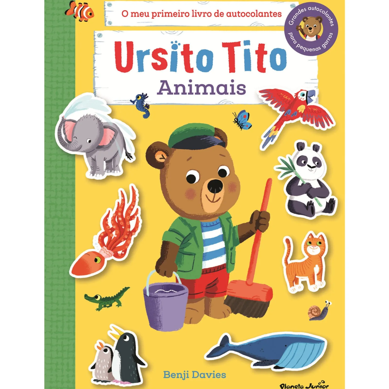 Best Planeta Ursito Tito - Autocolantes Animais de Benji Davies