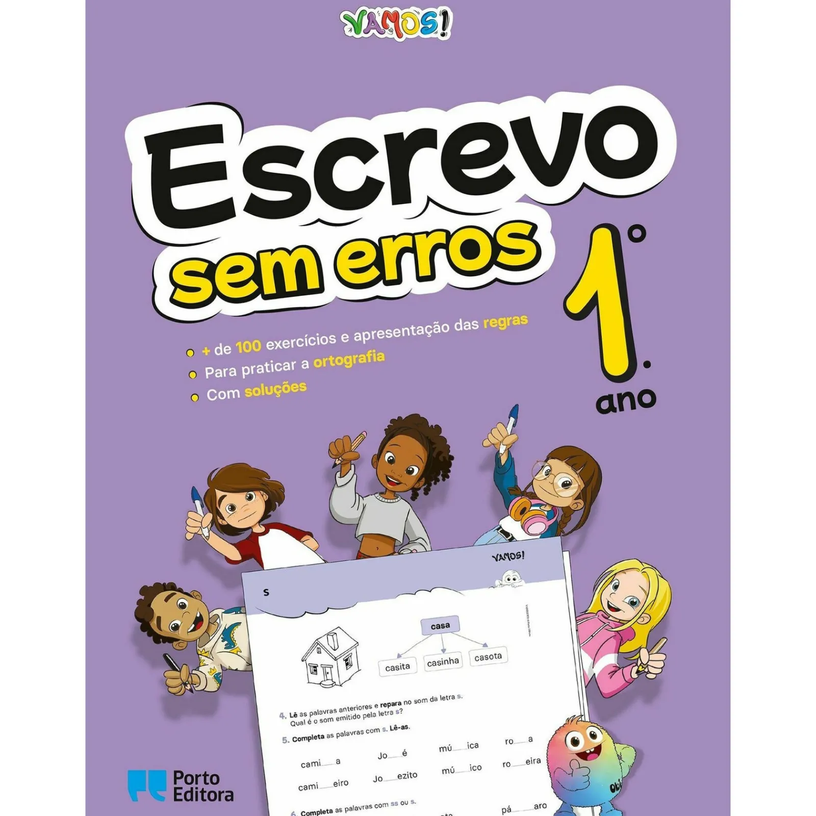 Discount Note! Online VAMOS! - Escrevo sem Erros - 1.º Ano - Exercícios para Praticar a Caligrafia e a Ortografia