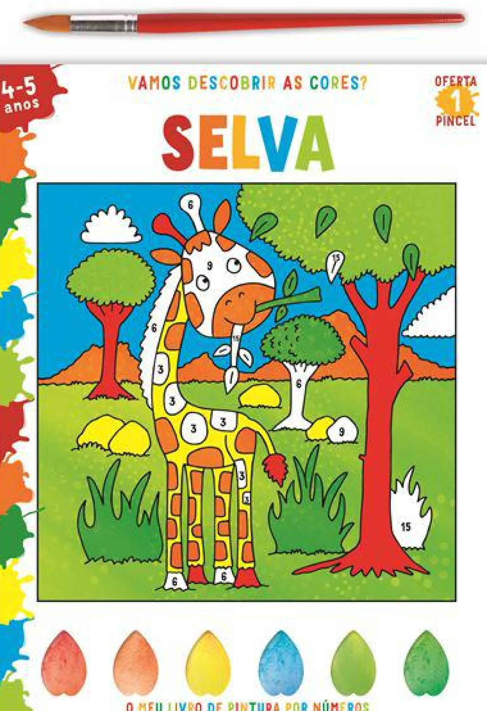 Joybooks Vamos Descobrir as Cores? Selva de Alex Howe e Emma Munro Smith