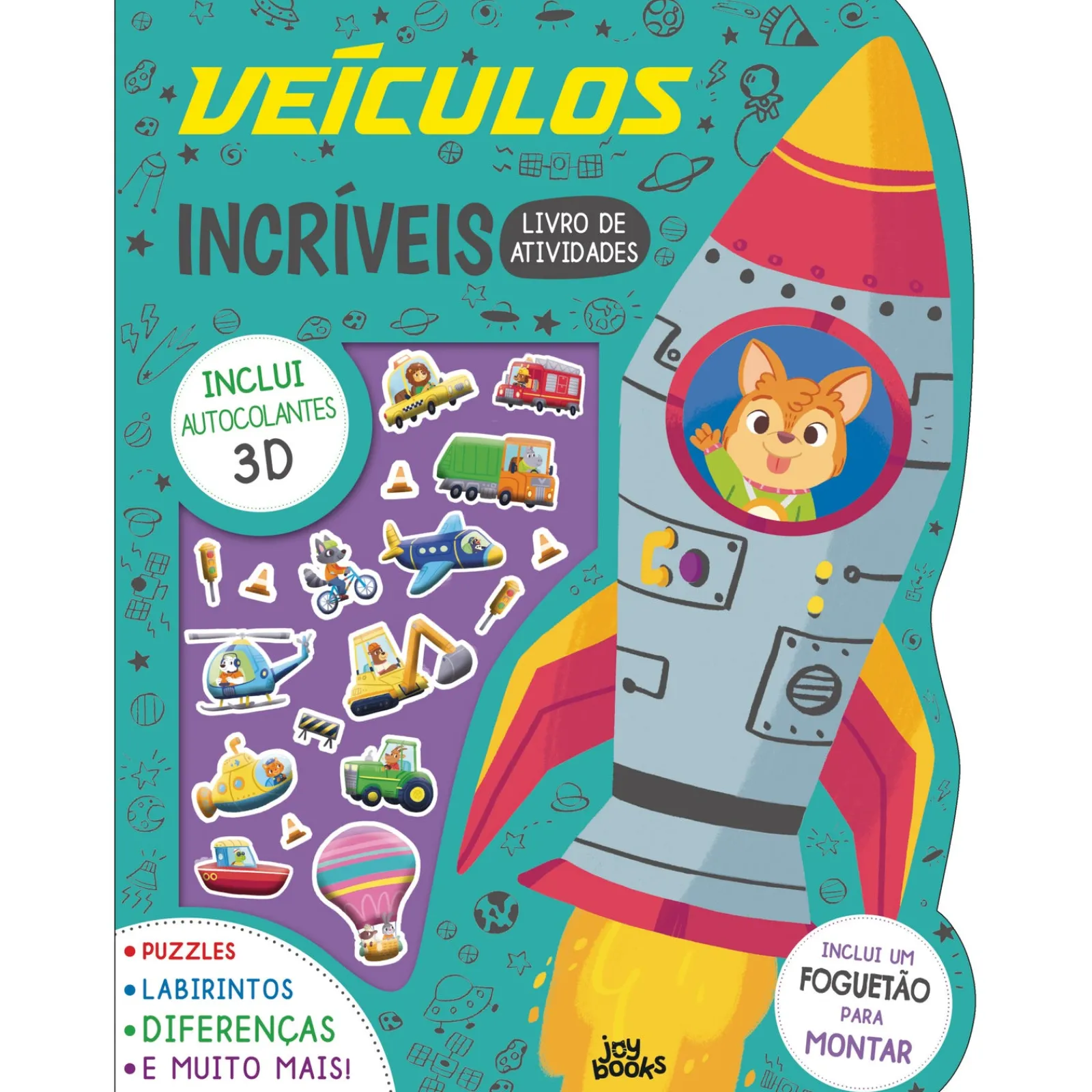 New Joybooks Veículos Incríveis: Livro de Atividades