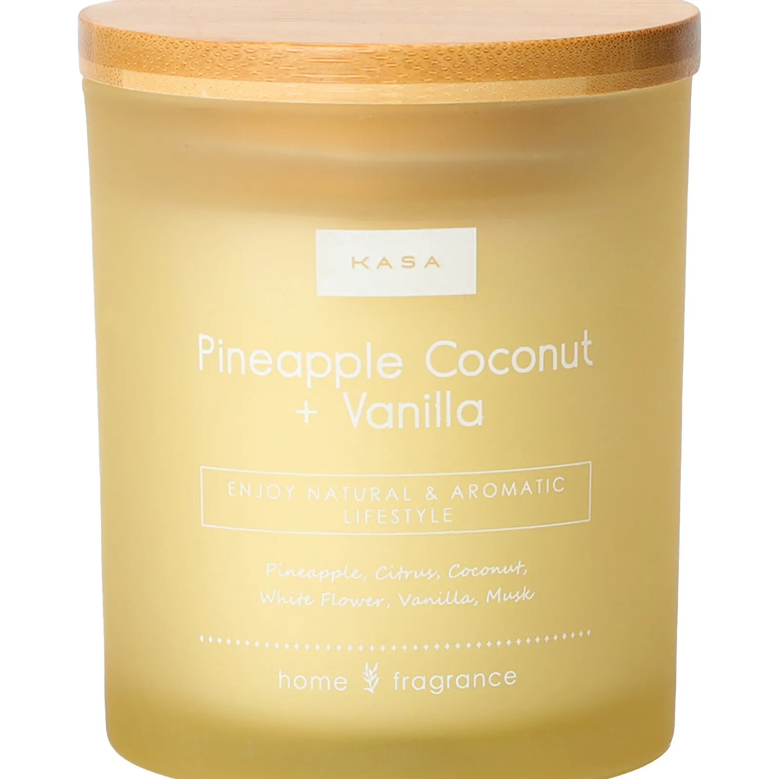 Clearance Kasa Vela Copo Amarelo Tampa Madeira