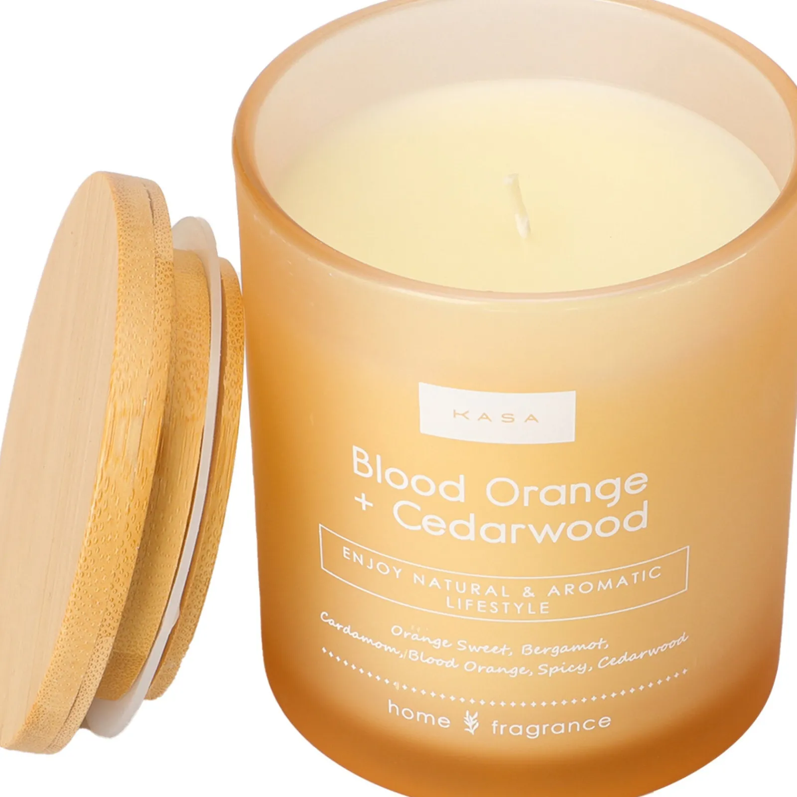 Kasa Vela Copo Laranja Tampa Madeira