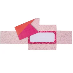 Artebene Voucher Com Envelope - Coração Rosa