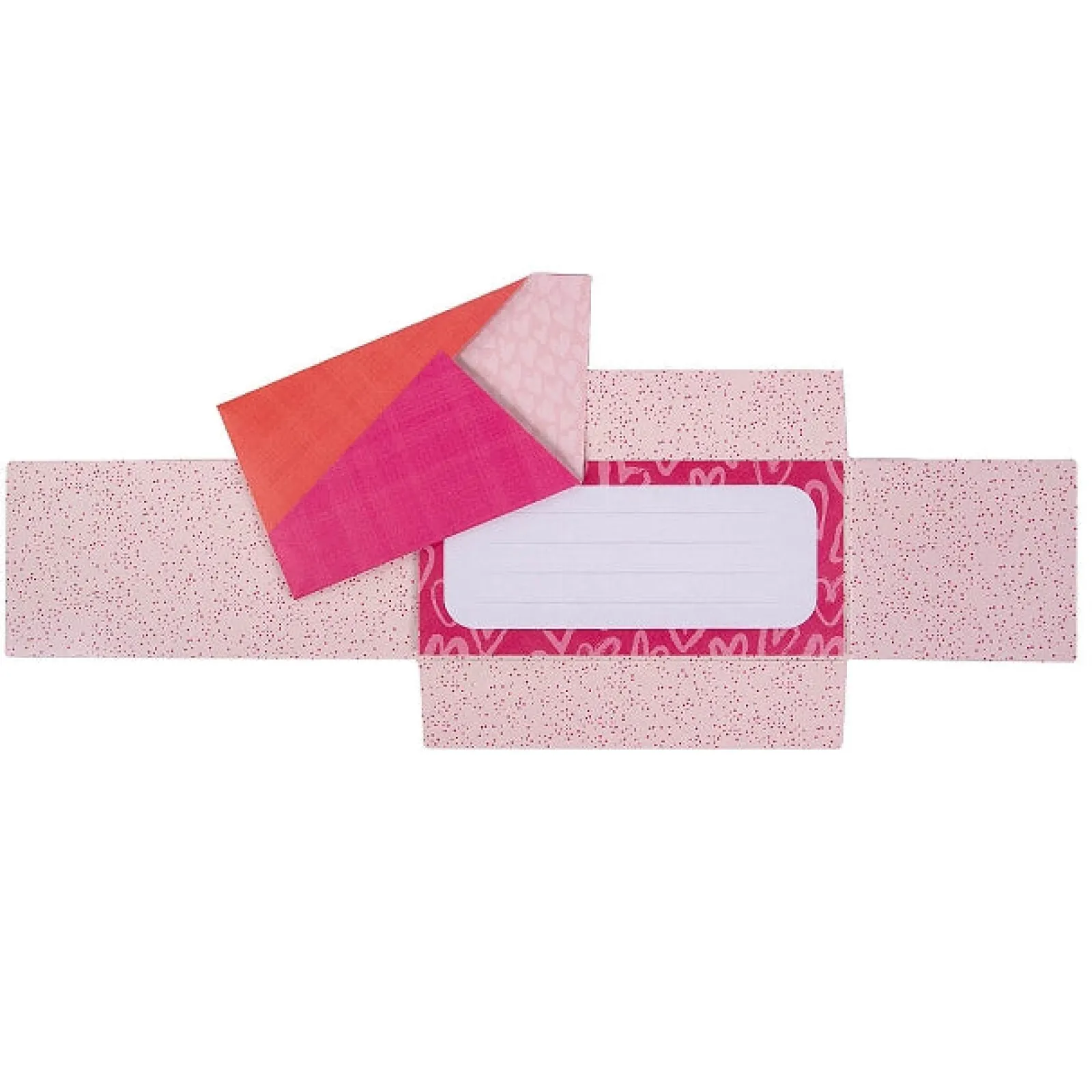 Artebene Voucher Com Envelope - Coração Rosa