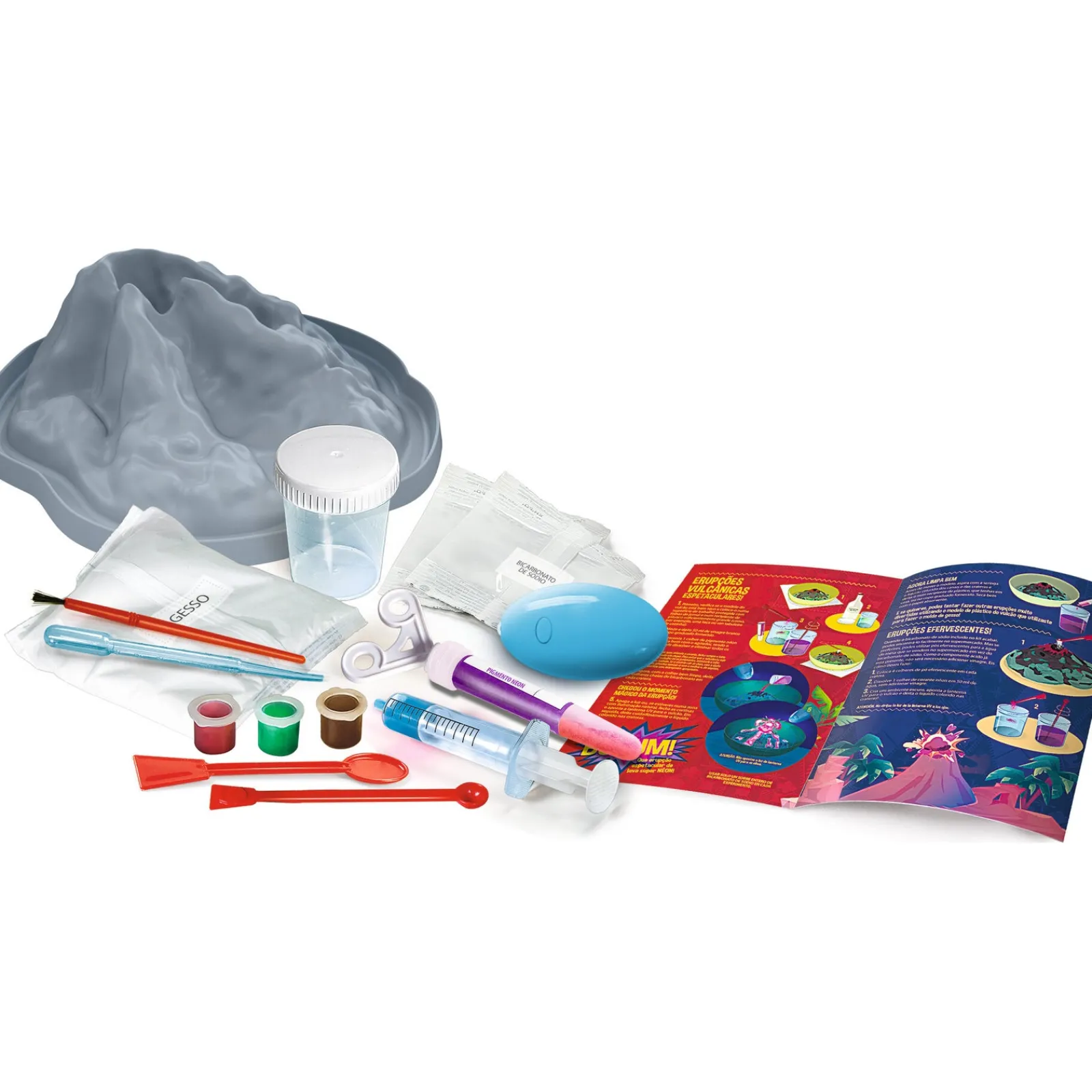 Online Ciência & Jogo Vulcão Brilhante Clementoni