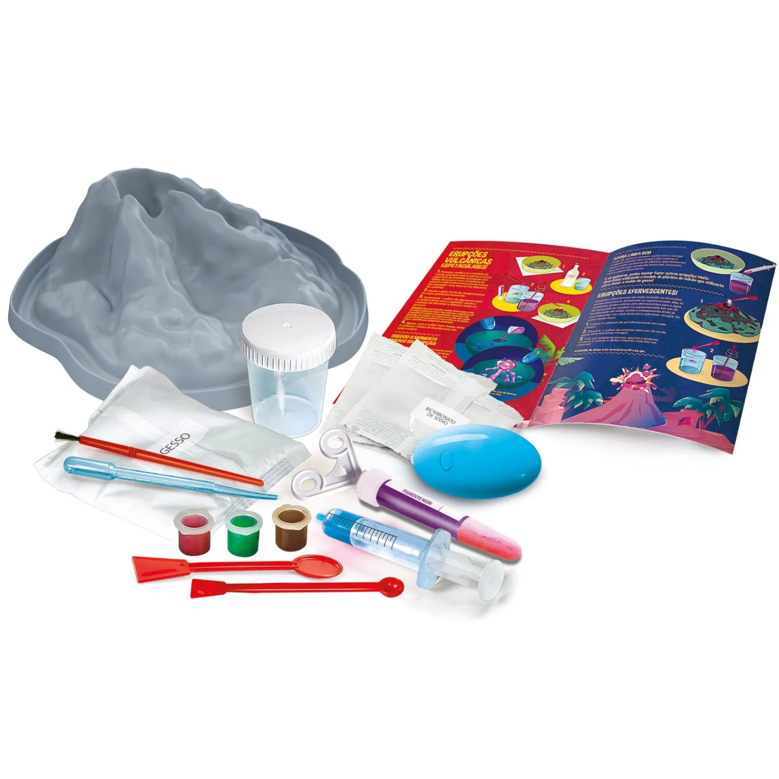 Online Ciência & Jogo Vulcão Brilhante Clementoni