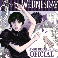 Booksmile Wednesday Livro de Colorir Oficial de Mike Meskin