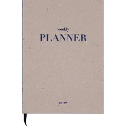 Note! Weekly Planner Capa Dura Azul