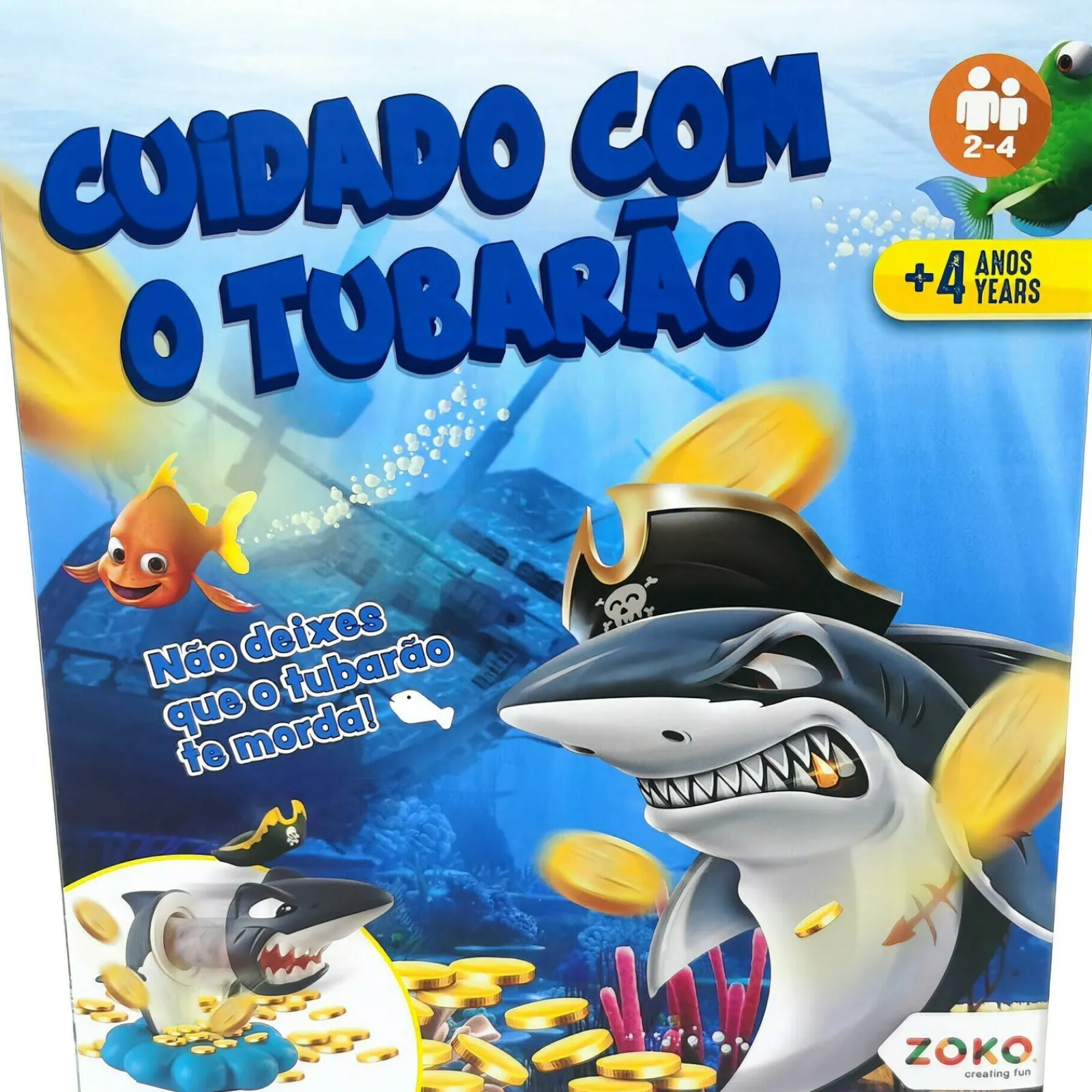 New Zoko-Jogos Zoko - Cuidado Com O Tubarão