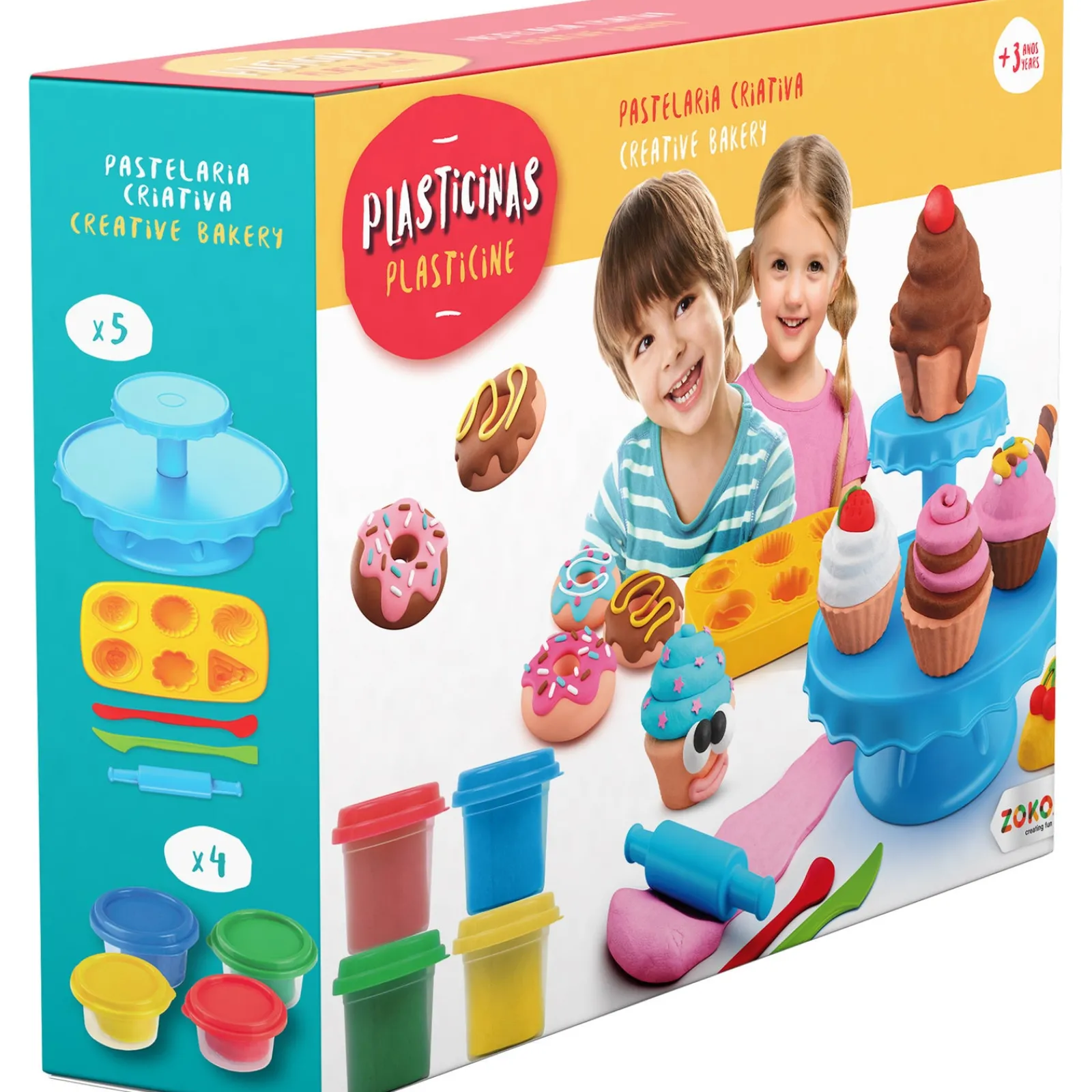 Zoko-Plasticina Zoko Plasticinas - Pastelaria Criativa
